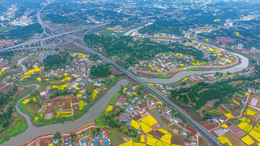 河韵流芳景如画