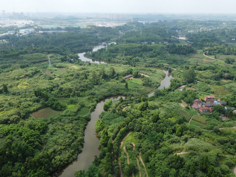 绿野铺陈入眼眸，光荣库水韵长流