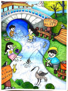 小笔画，护锦江