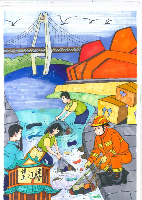 以手为网，捞起碧波希望