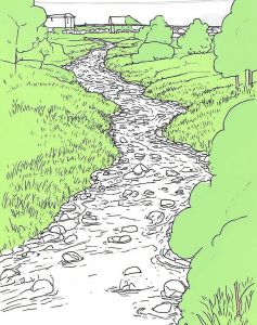 桂兴镇河长制绘画