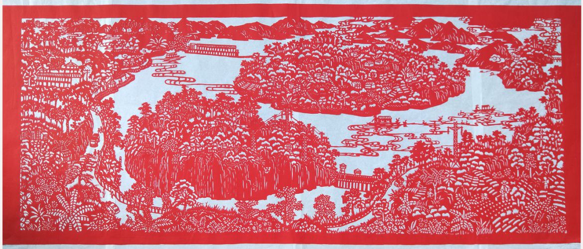 烟波浩渺太极湖