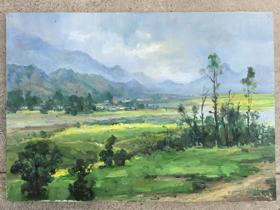 隐于翠色的渠江