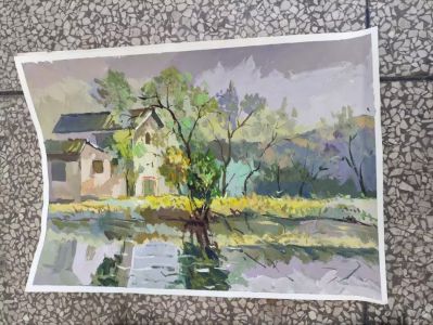 金波映湖润泽八荒