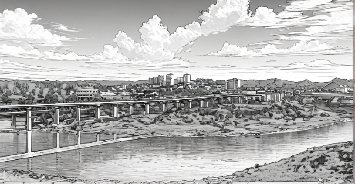 轨道交通资阳线横跨雁溪湖